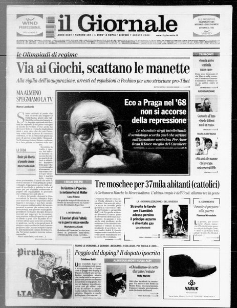 Il giornale : quotidiano del mattino